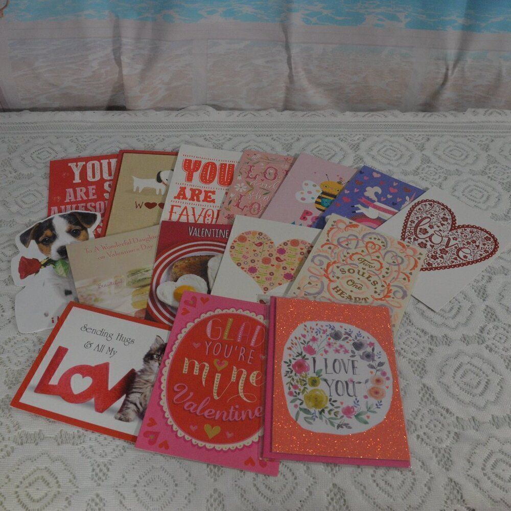 Valentines Day Cards 15 Assorted Brand New with Envelopes